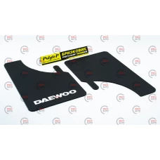брызговик Daewoo  (2шт) надпись Daewoo  Polytep плоский 230*375