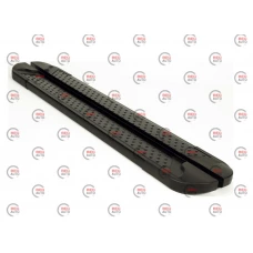 пороги алюмінієві VW Amarok 2010->  Almond Black