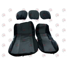 чохли салону універс. 2+1 передні Universal B Coper, Bus чорні тканина