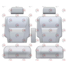 чехлы салона Opel Vivaro (1+1) 2001-2014 фургон  