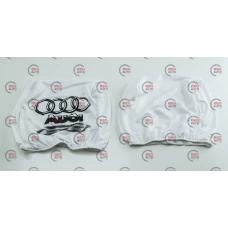 чохли на підголівники білі (2 шт)  AUDI