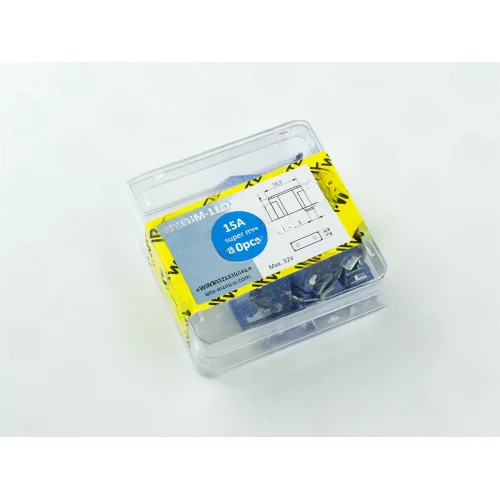 запобіжники Євро micro 15А (WTE) (коробка 50шт)