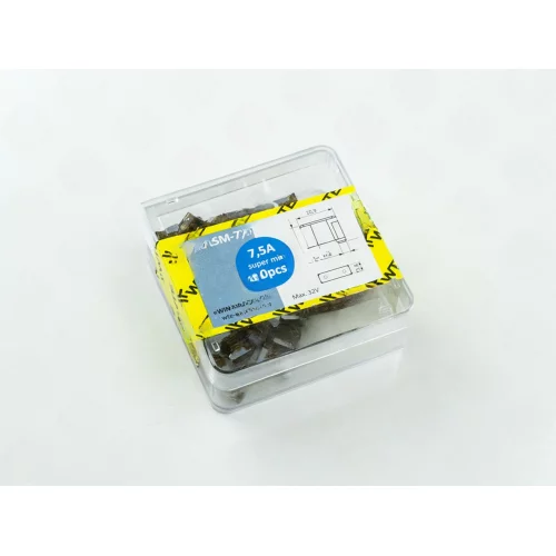 запобіжники Євро mini (WTE)  7.5А (коробка 50шт)
