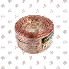 провід акустичний 2 х 1,0  прозорий (бухта 50м)
