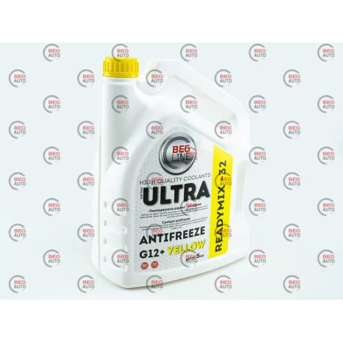 антифриз желтый   5л (Beg-Line) G12+ Ultra -32 MEG