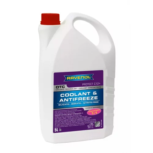 антифриз красный  5л (Ravenol) C12+ концентрат OTC (1:1 -37°C) VAG TL 774-D/F