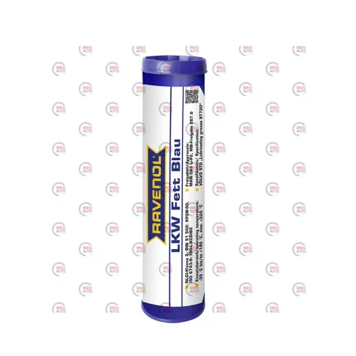 мастило  літієве (пластичне) Ravenol LKW FETT BLAU (0.4кг) +140°C синя