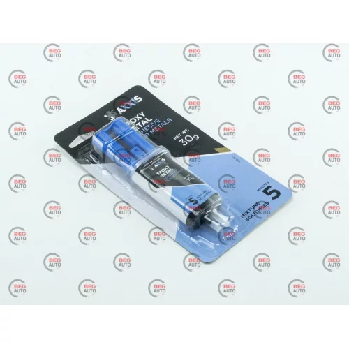 клей 2-х комп. епоксид. Axxis для металу 30г Epoxy-Metal (шприц)