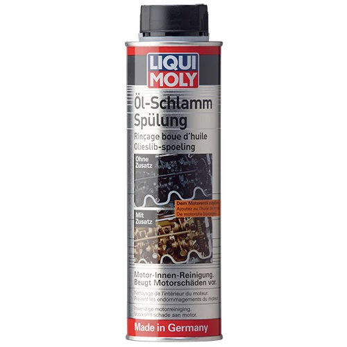 промивка двигуна Liqui Moly Oilschlamm -Spuluм'яка (300мл) на 5л (за 300км до заміни моторної оливи)