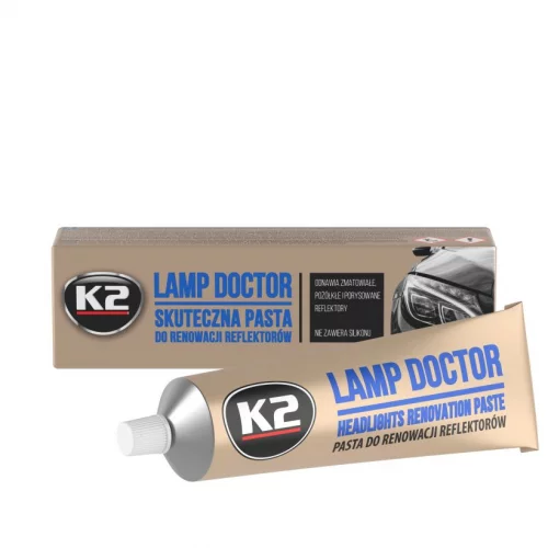 полироль востановитель фар K2 Lamp Doctor (60гр) паста