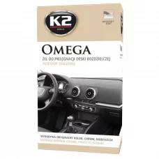 очиститель пластика K2 Gold Omega (500мл) гель + апликатор + микрофибра