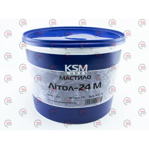 смазка ЛИТОЛ-24М (9кг) KSM