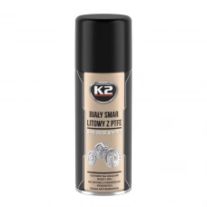 мастило  літієве аерозоль К2 White Grease PTFE 400мл