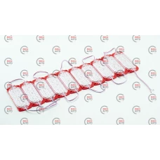 Модуль светодиодный 12V Красный 12 SMD 2835 MD 060 Long Lens (10шт)