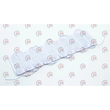 Модуль светодиодный 24V Белый 12 SMD 2835 12D 2,4W линза (10шт)