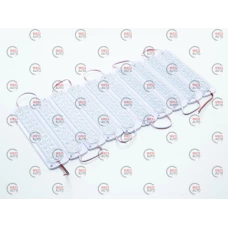 Модуль светодиодный 24V Белый 24 SMD 2835 24D 4,8W линза (10шт)