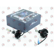 лампа LED H1 12V-24V  50W X3 6000K 6000L радиатор трехцветные