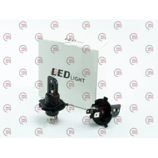 лампа LED H4 12V-24V  20W V9 6500K радиатор
