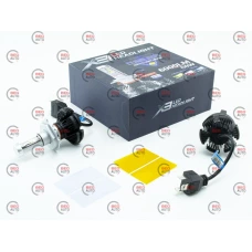 лампа LED H4 12V-24V X3 6000K 6000L 50W радіатор