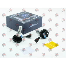 лампа LED H7 12V-24V  50W X3 6000K 6000L радиатор
