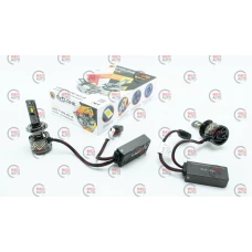 лампа LED H7 12V 100W Type 40 v2 6000K 17500L CAN BUS радіатор з вентилят.