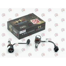 лампа LED H8/H9/H11/H16 12V-24V  35W MICHI 5500K 5300L радиатор с вентилят.