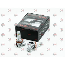 лампа LED H8/H9/H11/H16 12V-24V  27W M3 6500K  радиатор