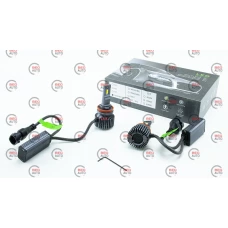 лампа LED H8/H9/H11/H16 12V-24V GA675 6500K радиатор+вентилятор+обманка
