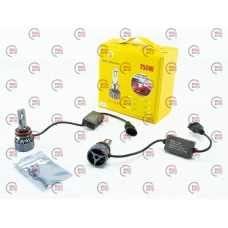лампа LED H8/H9/H11/H16 12V-24V TF3 6500K радиатор+вентилятор+обманка