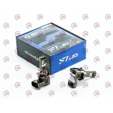 лампа LED HB3/HB4 12V-24V F1 BLUESTAR 5500K  радиатор с вентилятором