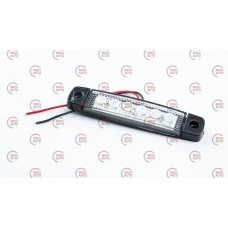 фонарь маркерн. прямоугол. белый 100х20 LED линза 6 SMD