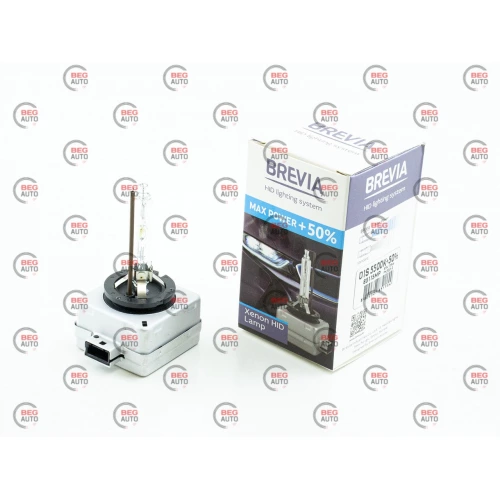 Лампа ксенонова D1S 12V 35W 5500K +50% BREVIA
