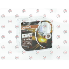 лампа H7 12V 55 W OSRAM FOG Breaker +60% (пара)*****цвет свечения желтый
