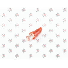 Лампа LED БЦ 12V W1,2W (W2x4,6d) T5 RED