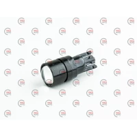 Лампа LED БЦ 12V W5W (W2,1x9,5d) T10 BLUE  1,5W с линзой