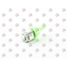 Лампа LED БЦ 12V W5W (W2,1x9,5d) T10 GREEN  5 SMD 5050