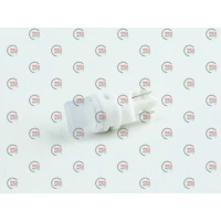 Лампа LED БЦ 12V W5W (W2,1x9,5d) T10 RED  3 SMD 2835 матовая линза 3D
