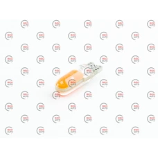 Лампа LED БЦ 12V W5W (W2,1x9,5d) T10 RED СОB silicone большой