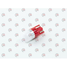 Лампа LED БЦ 12V W5W (W2,1x9,5d) T10 RED  1 SMD 3030 Chip Philips 120Lm (12-24V)