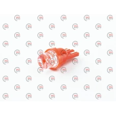 Лампа LED БЦ 12V W5W (W2,1x9,5d) T10 RED  1-диод 1шт