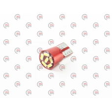 Лампа LED БЦ 12V W5W (W2,1x9,5d) T10 WHITE  6 SMD 3014 обманка