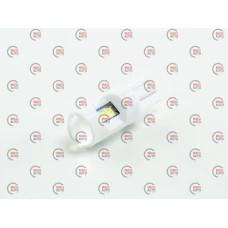 Лампа LED БЦ 12V W5W (W2,1x9,5d) T10 WHITE  6 SMD 3030 + линза ceramic
