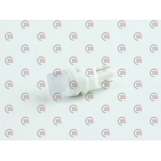 Лампа LED БЦ 12V W5W (W2,1x9,5d) T10 YELLOW  3 SMD 2835 матовая линза 3D