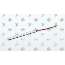 Стрічка світлодіодна метал. 12V  9 SMD діод червона 12.5см