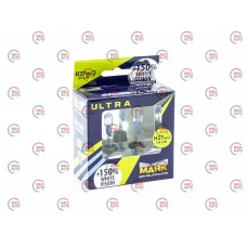 лампа H27/2 (881) 12V 27W  Маяк White Vision+150%  (2шт)