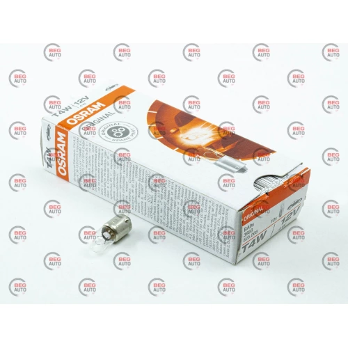 лампа A 12V T4W BA9s OSRAM