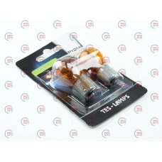 лампа A 12V PY21W BAU15s Tes-Lamps Amber смещ, цоколь (пара)