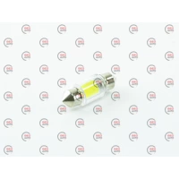 Лампа LED AC 12V T10.5х31 SV8,5 WHITE COB (суцільне світло) у колбі