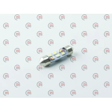 Лампа светодиодная AC лазер. 24-10 WHITE  6*3528 36мм 40Lm