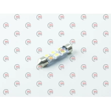 Лампа LED AC 24V T10.5х39 SV8,5 WHITE  6*5050 85Lm